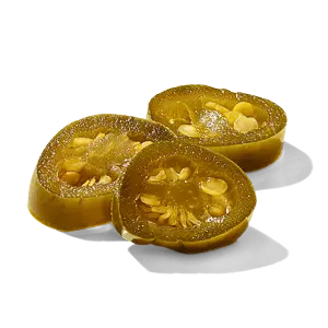 Spicy jalapeño slices